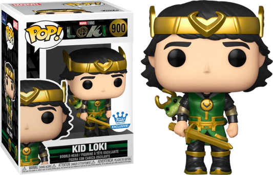 Loki - Kid Loki (Metallic) Funko Stickered Pop! Vinyl #900