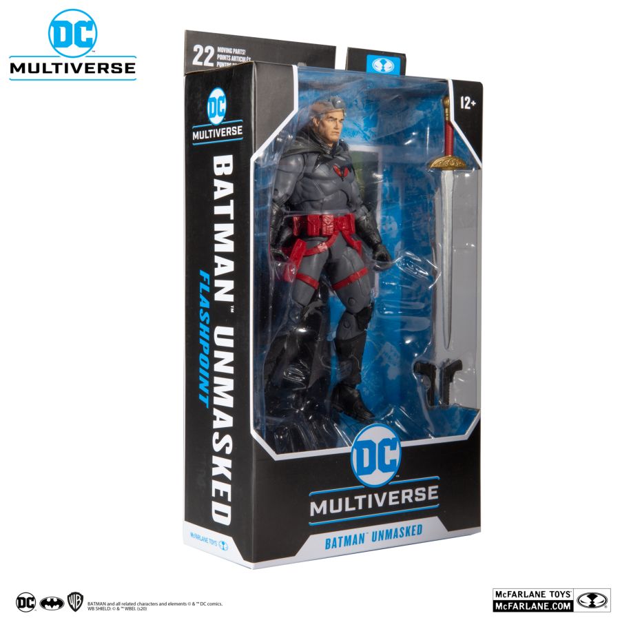Batman - Thomas Wayne Unmasked Flashpoint 7" Action Figure