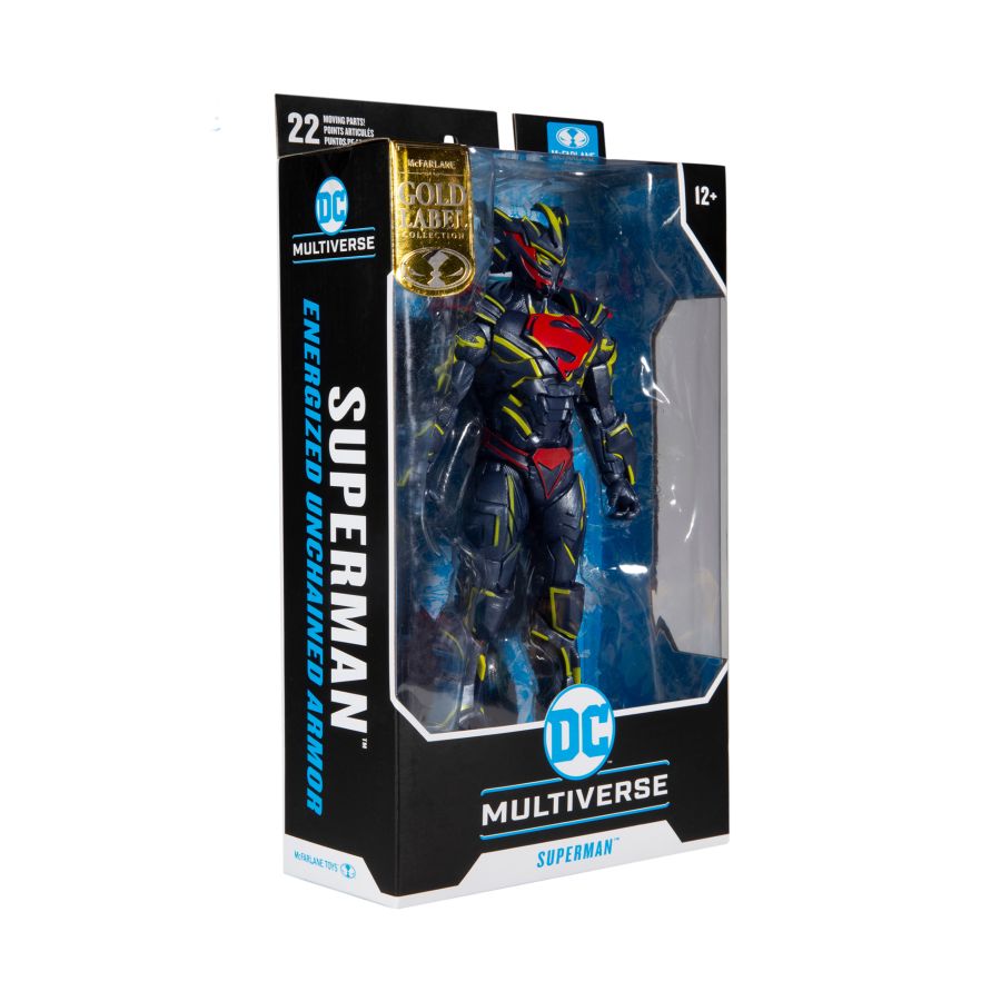 Superman - Superman Energized Unchained Armor Gold 7" Action Figure