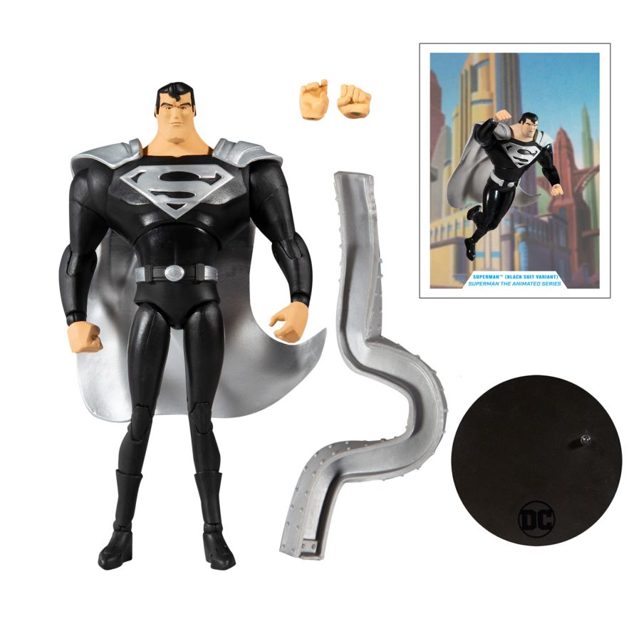 Superman: The Animated Series - Superman Black Suit 7" Action Figure