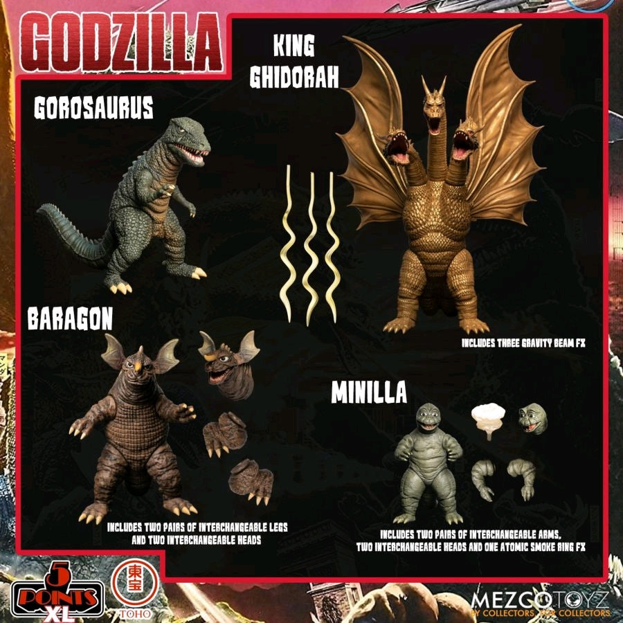 Godzilla: Destroy All Monsters - Round Two 5 Points Boxed Set