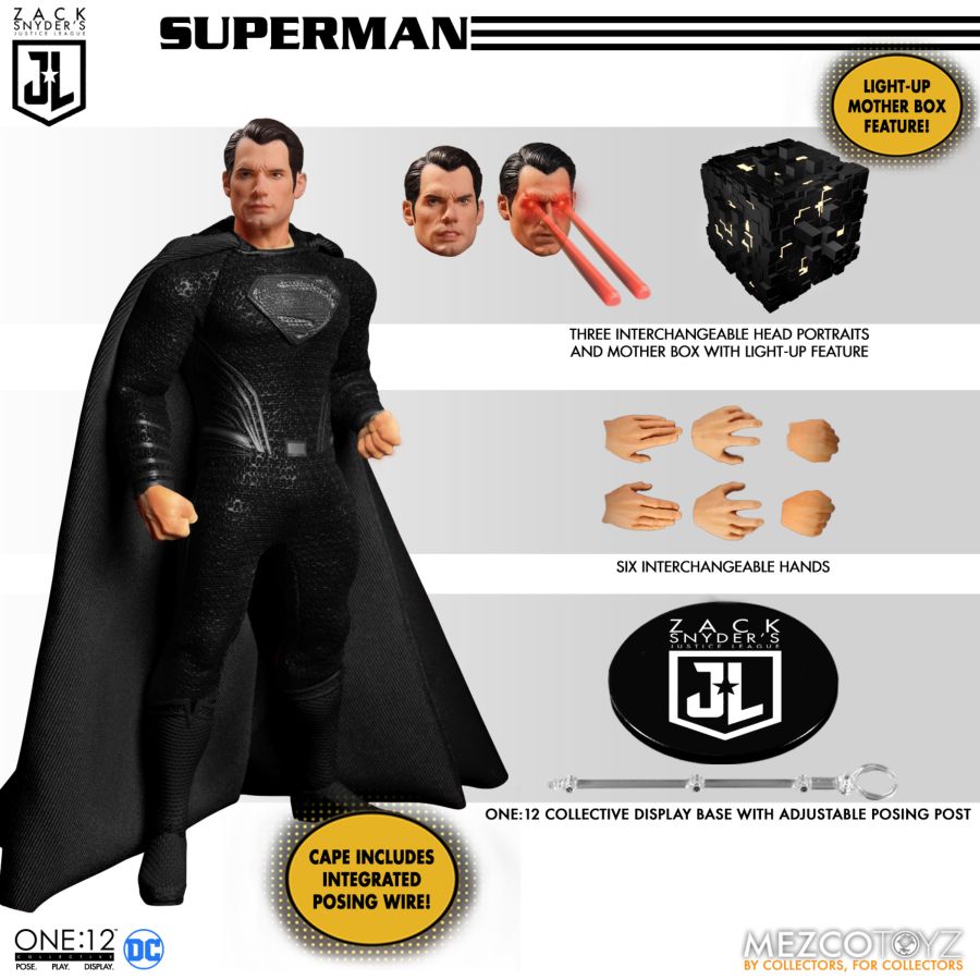 Justice League Movie - 1:12 Scale Deluxe Steel Boxed Set