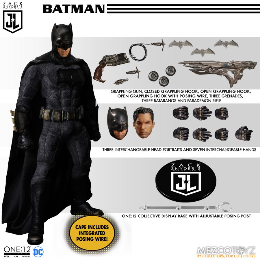 Justice League Movie - 1:12 Scale Deluxe Steel Boxed Set