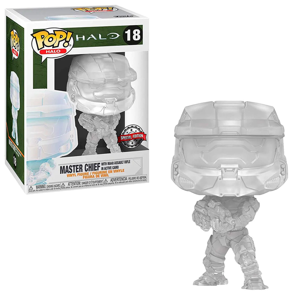 Halo - Master Chief Active Camo US Exclusive Pop! Vinyl #18