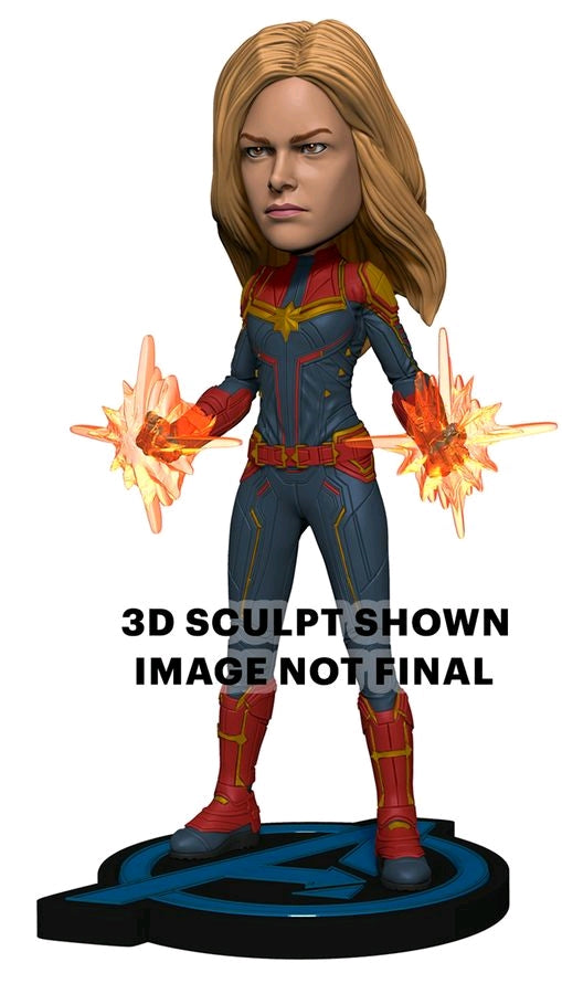 Avengers 4: Endgame - Captain Marvel Head Knocker - Ozzie Collectables