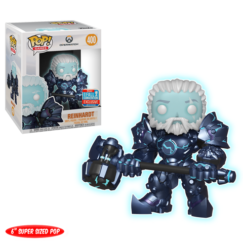 Overwatch - Coldhardt Reinhardt Glow in the Dark 6" Pop! Vinyl 2018 New York Fall Convention Exclusive - Ozzie Collectables