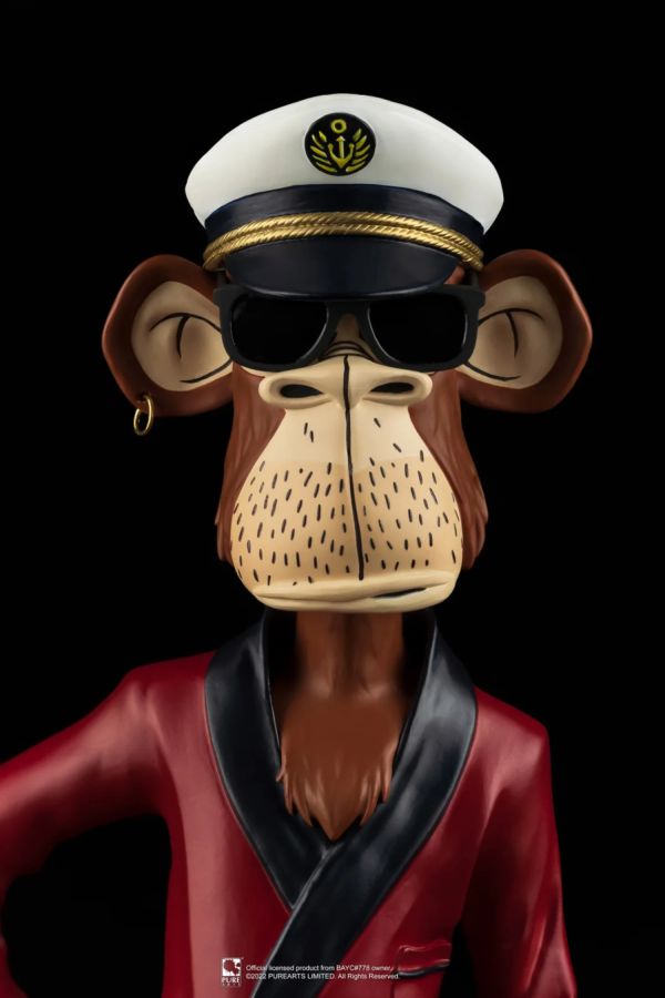 Bored Ape Yacht Club - Bored Captain Ape 1:8 Scale Statue