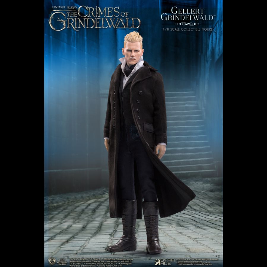 Fantastic Beasts 2: The Crimes of Grindelwald - Gellert Grindelwald 1:8 Scale Action Figure - Ozzie Collectables
