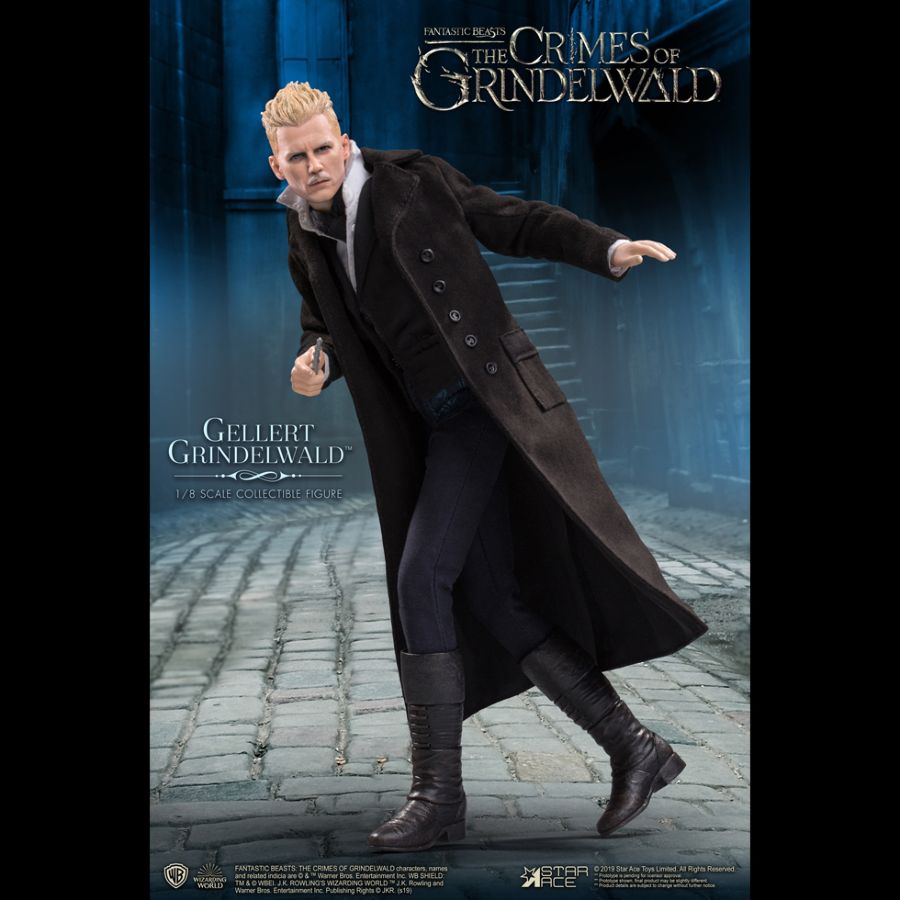 Fantastic Beasts 2: The Crimes of Grindelwald - Gellert Grindelwald 1:8 Scale Action Figure - Ozzie Collectables