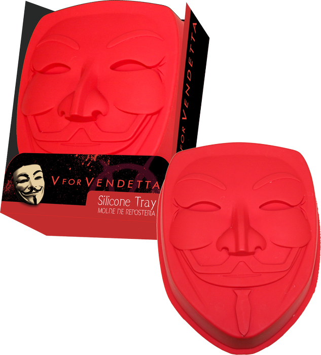 V for Vendetta - Mask Silicone Cake Mould - Ozzie Collectables