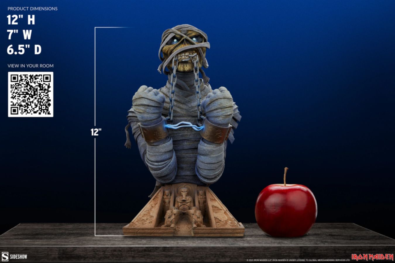 Iron Maiden - Powerslave Eddie Bust