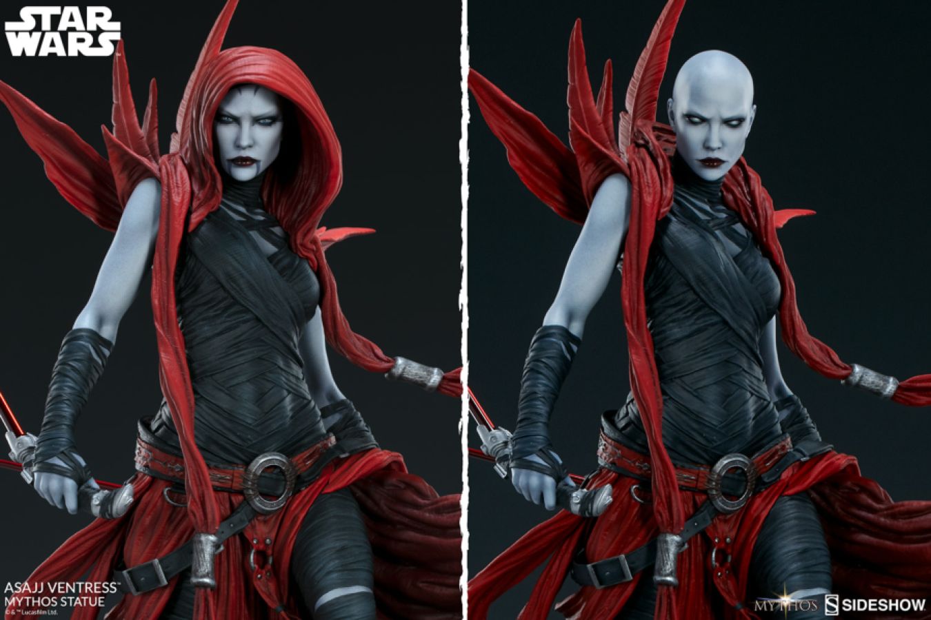 Star Wars - Asajj Ventress Mythos Statue - Ozzie Collectables