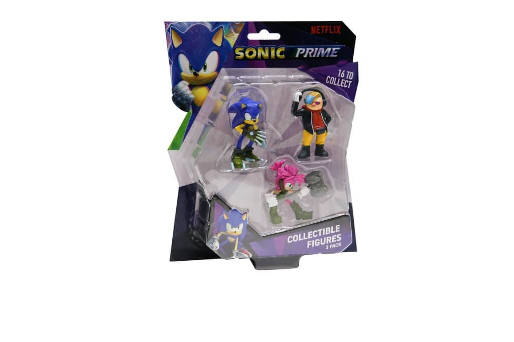 SONIC 6.5 cm figures 3pk blister