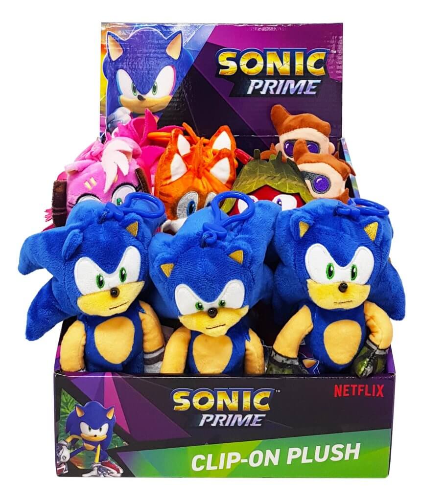 SONIC Clip-On Plush (CDU 12)