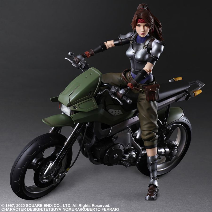 Final Fantasy VII - Jessie & Motorcycle Play Arts Action Figure