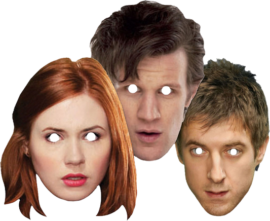 Doctor Who - Companions Face Mask 3-Pack - Ozzie Collectables