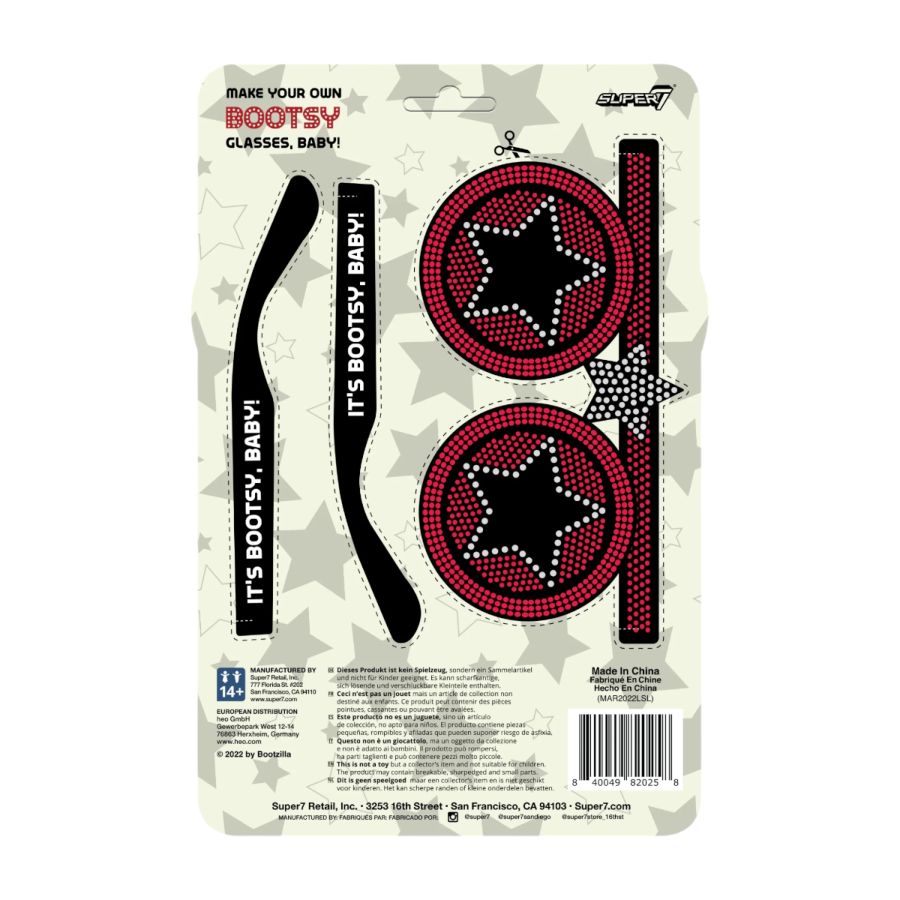 Bootsy Collins - Bootsy Collins (Red & White) ReAction 3.75" Action Figure