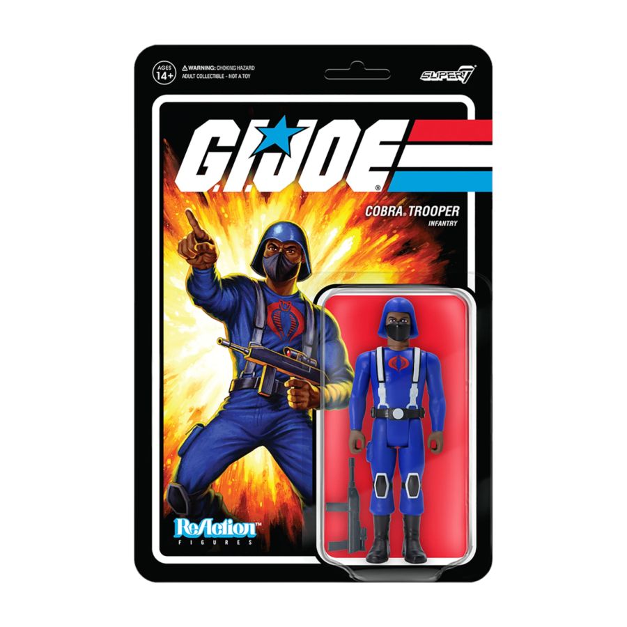 G.I. Joe - Cobra Trooper Y-Back ReAction 3.75" Action Figure