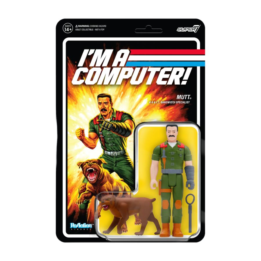 G.I. Joe - Mutt I'm a Computer! PSA ReAction 3.75" Action Figure