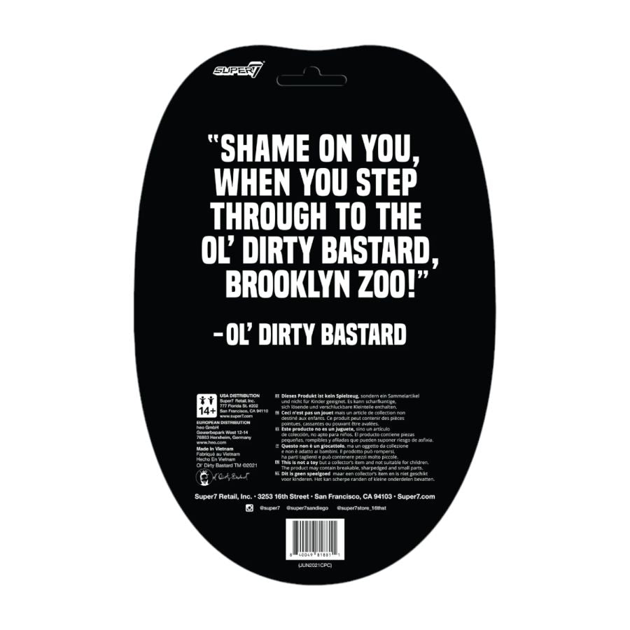 Ol' Dirty Bastard - Brooklyn Zoo ReAction 3.75" Action Figure