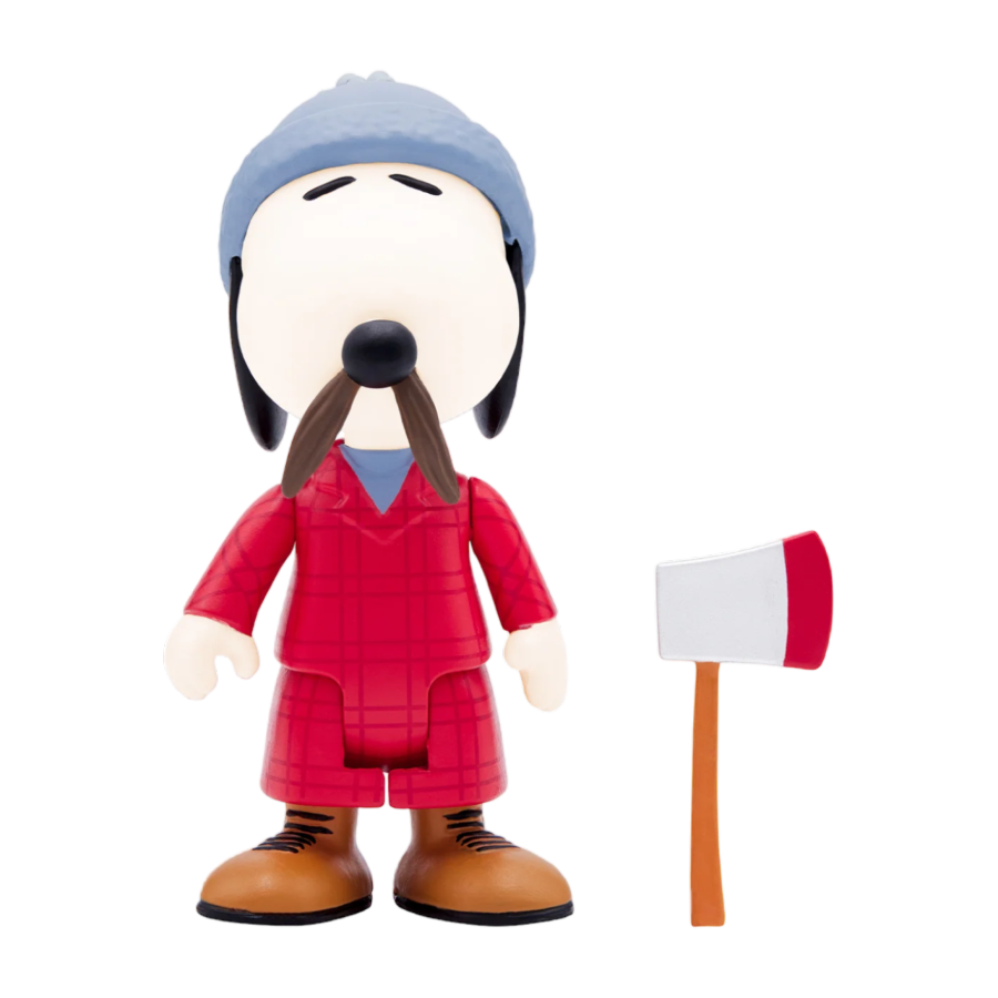 Peanuts - Lumberjack Snoopy ReAction 3.75" Action Figure