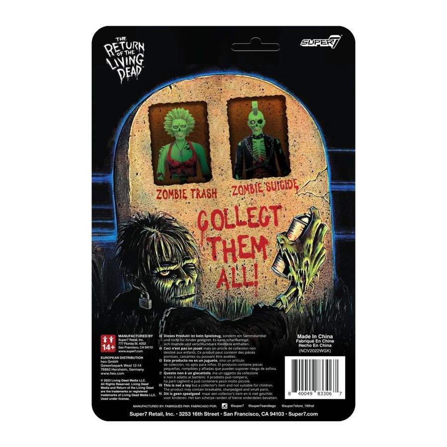 The Return of The Living Dead - Zombie Suicide Reaction 3.75" Figure