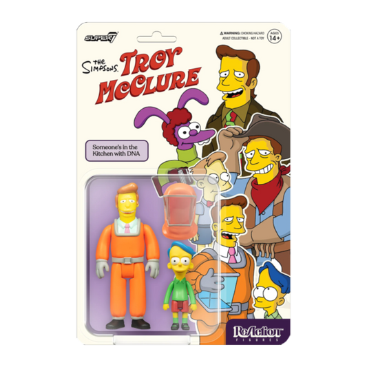 The Simpsons - Troy McClure (Someone's in the Kitchen with DNA) Reaction 3.75" Figure
