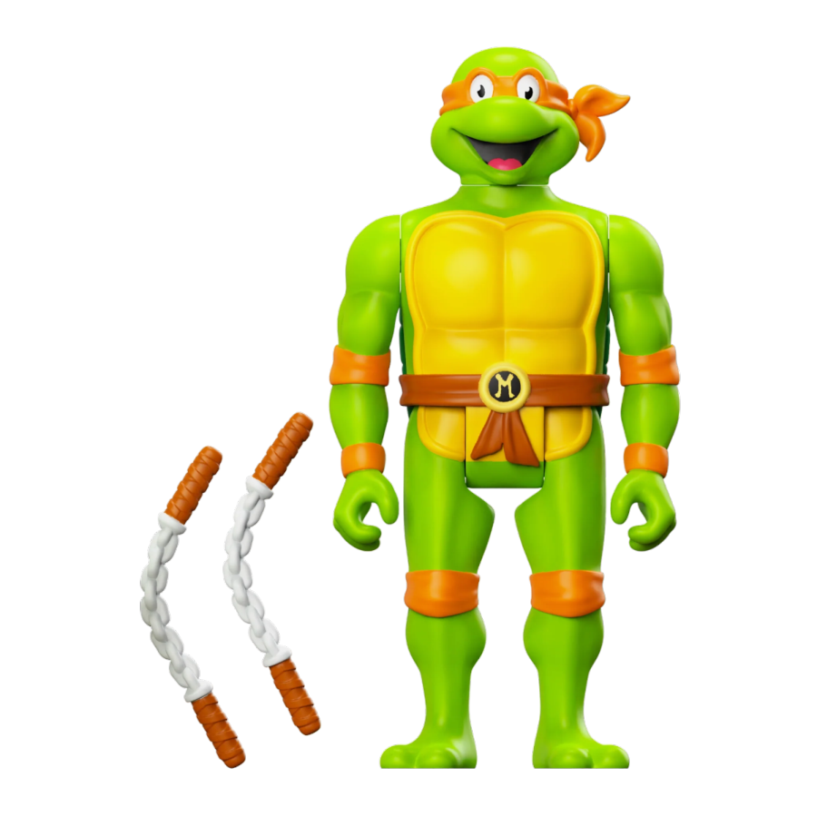 Teenage Mutant Ninja Turtles (TV'87) - Michelangelo Toon Reaction 3.75" Figure