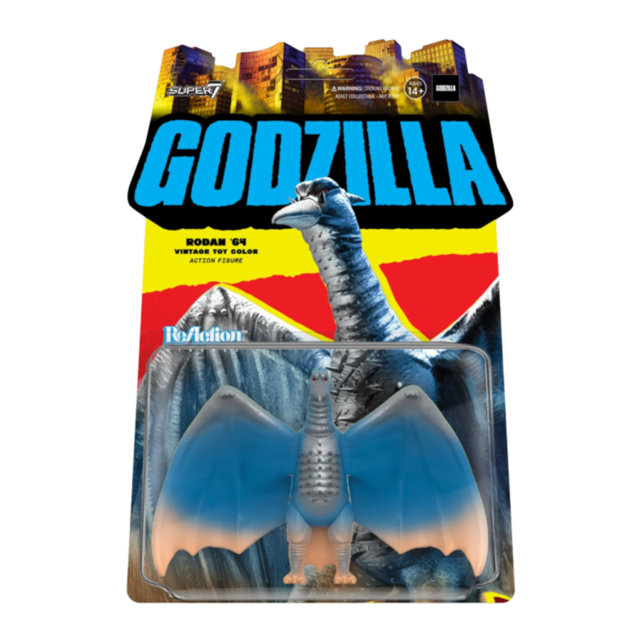 Godzilla - Toho Rodan '64 (Vintage Toy Re-Colour) Reaction 3.75" Figure