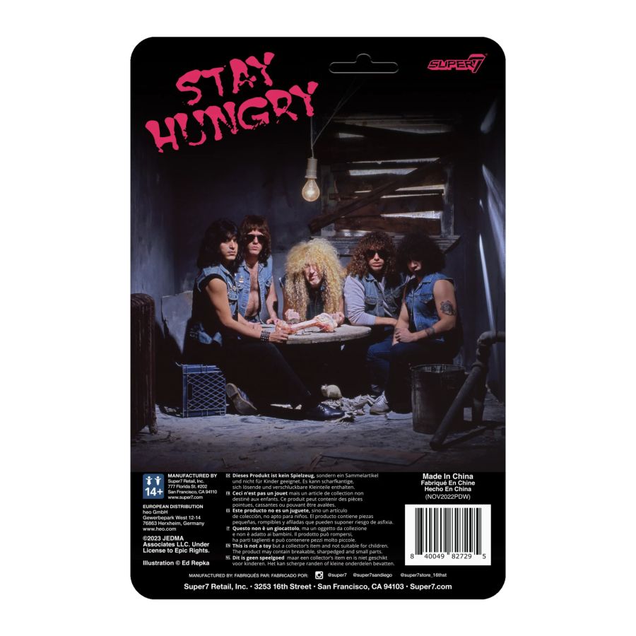 Twisted Sister - Dee Snider Reaction 3.75" Figure