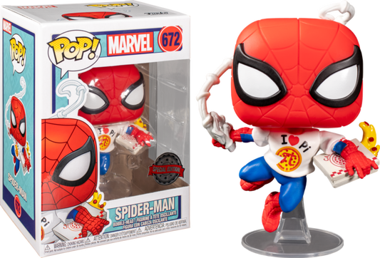 Marvel Comics - Spider-Man with Pi Shirt US Exclusive Pop! Vinyl #672