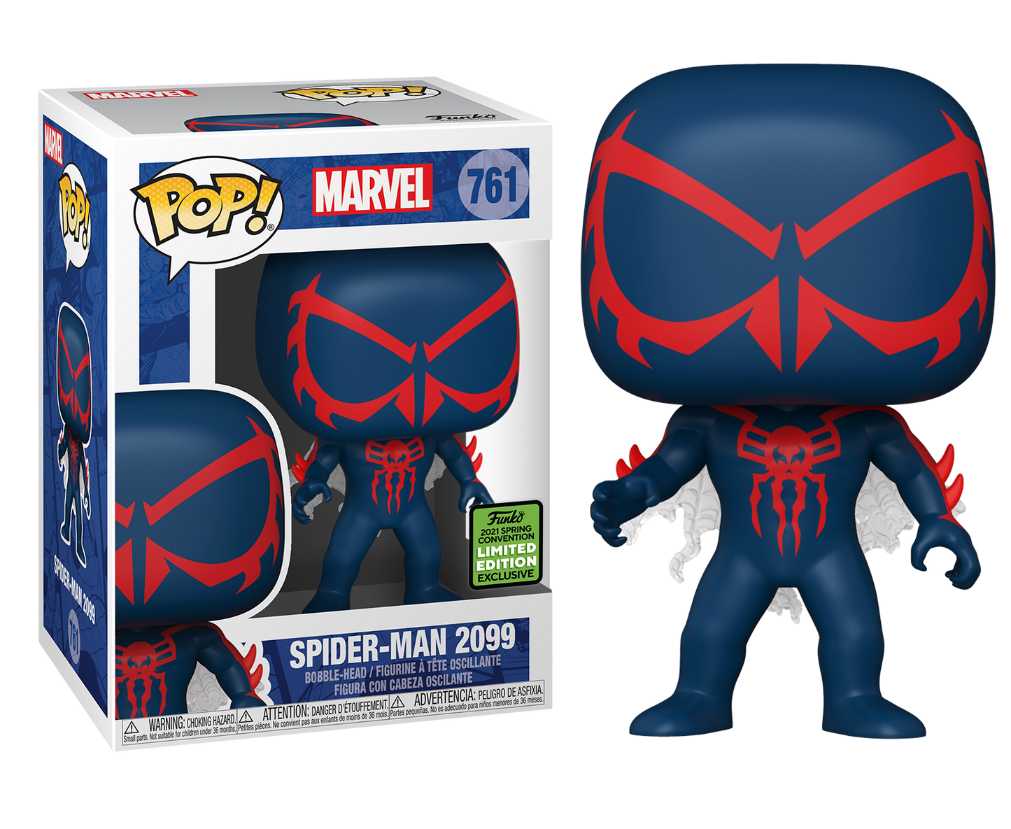 Marvel - Spider-Man 2099 2021 ECCC Spring Convention Exclusive Pop! Vinyl #761