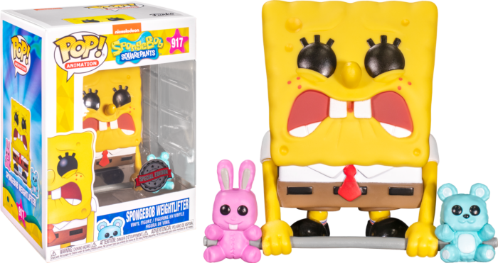 SpongeBob SquarePants - SpongeBob Weightlifter US Exclusive Pop! Vinyl #917