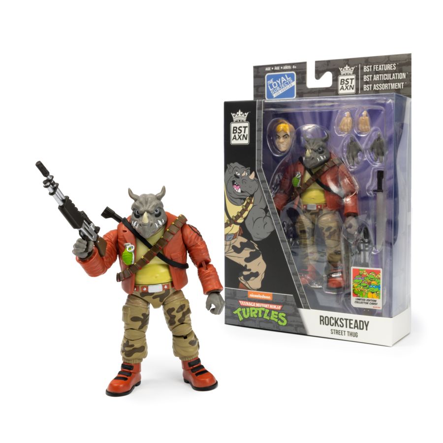 Teenage Mutant Ninja Turtles (comics) - Rocksteady Street Thug 5" BST AXN Figure