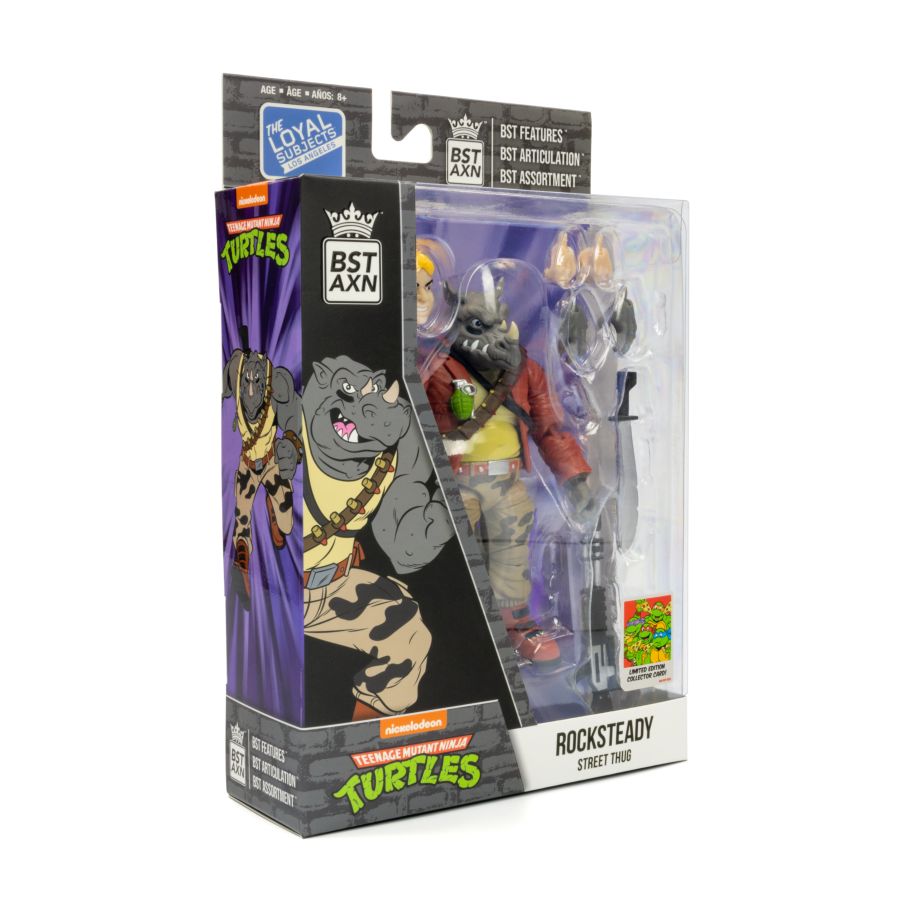 Teenage Mutant Ninja Turtles (comics) - Rocksteady Street Thug 5" BST AXN Figure