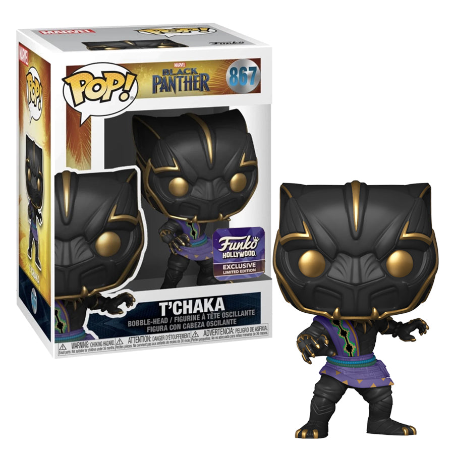Black Panther - T'Chaka Funko Hollywood Exclusive Limited Edition Stickered Pop! Vinyl #867