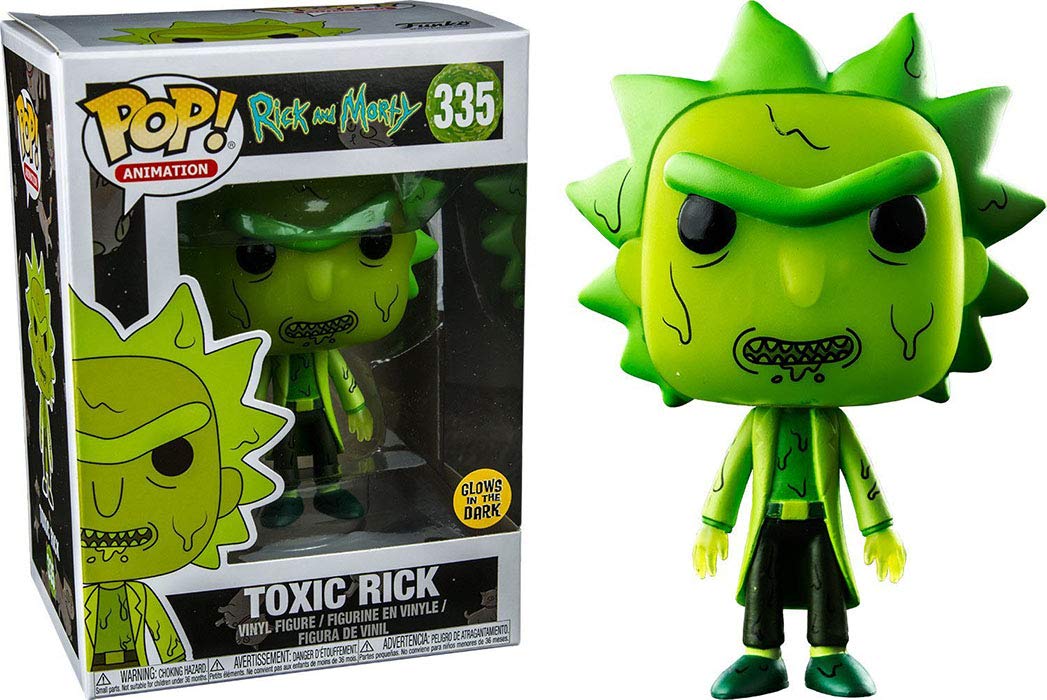 Rick And Morty - Toxic Rick (Glows in the Dark) Pop! Vinyl #335