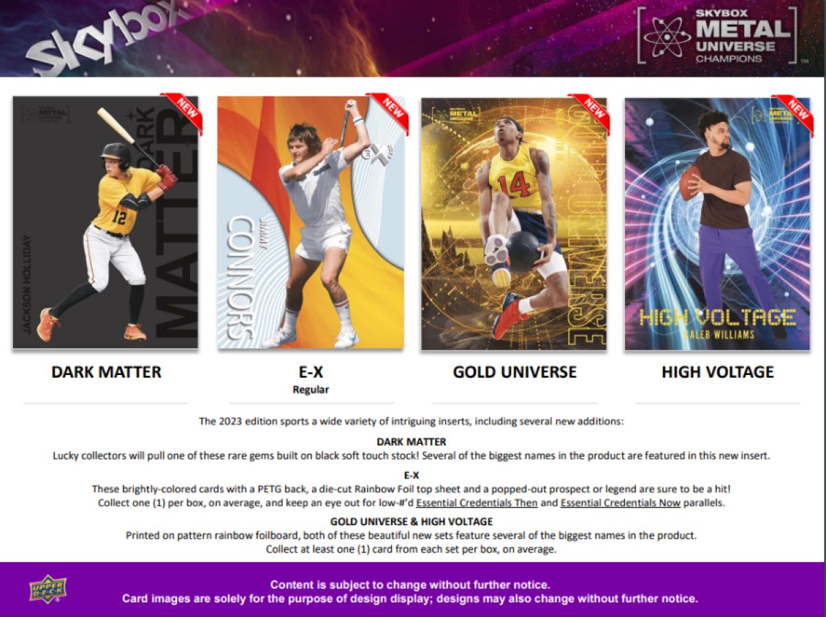 Skybox - 2023 Metal Universe Champions Cards 15ct CDU