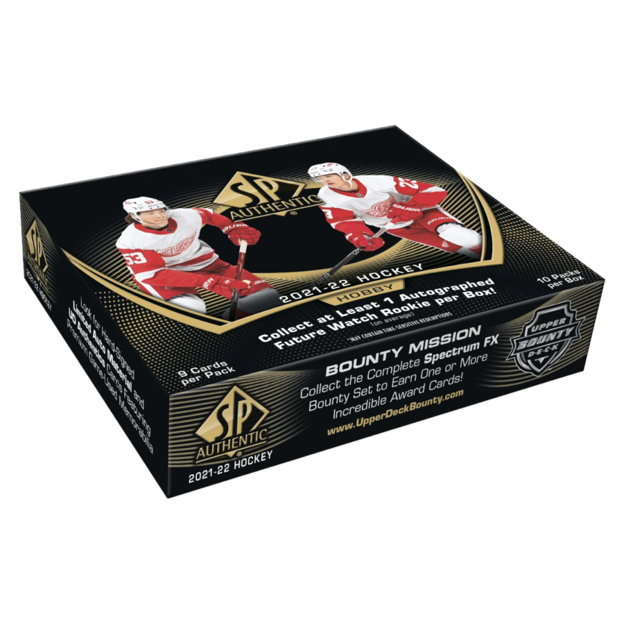 NHL - 2021/22 SP Authentic Hockey Cards (Display of 10)