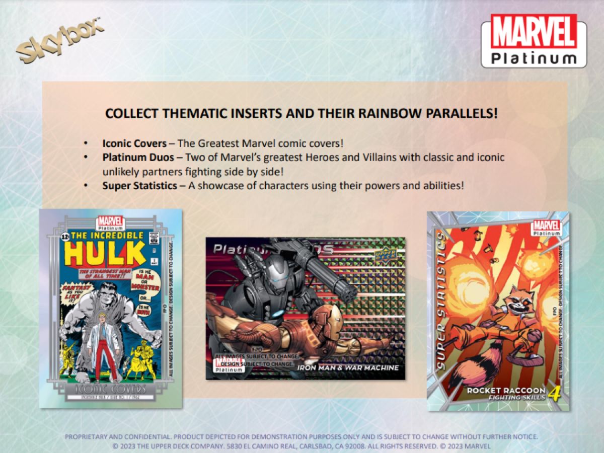 Marvel - Platinum Hobby Trading Cards (Display of 10)