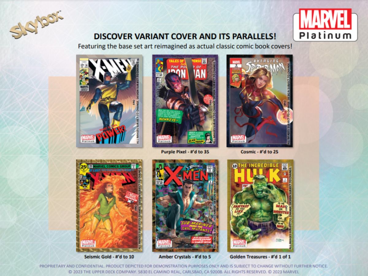 Marvel - Platinum Hobby Trading Cards (Display of 10)
