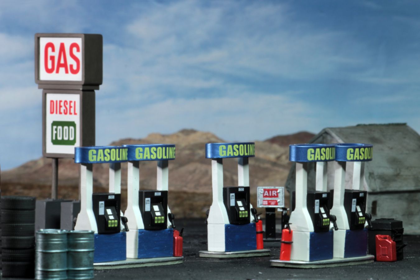 Wizkids - Gas Station 4D Setting - Ozzie Collectables