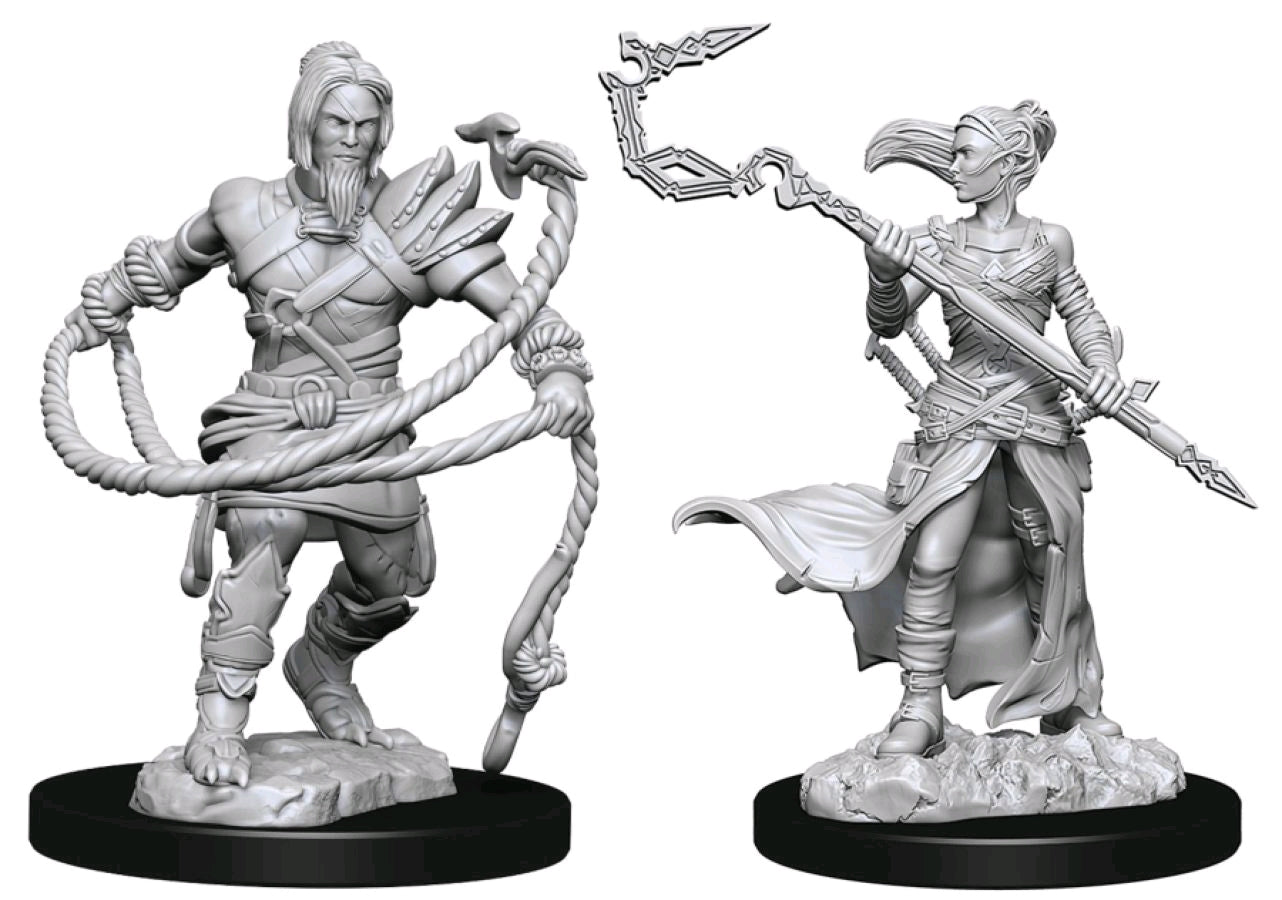 Magic the Gathering - Unpainted Miniatures: Stoneforge Mystic & Kor Hookmaster