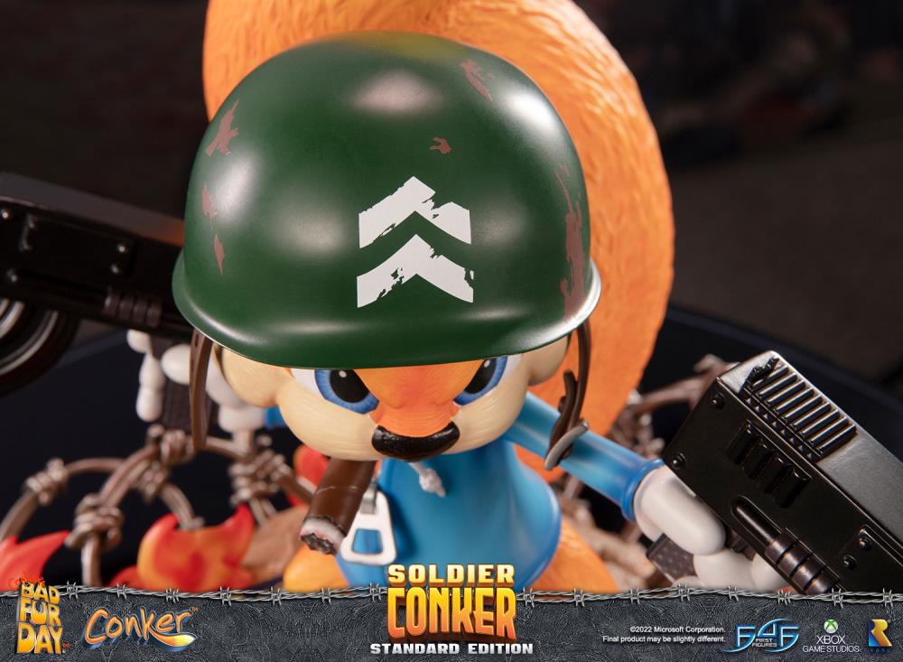 Conker - Soldier Conker Statue