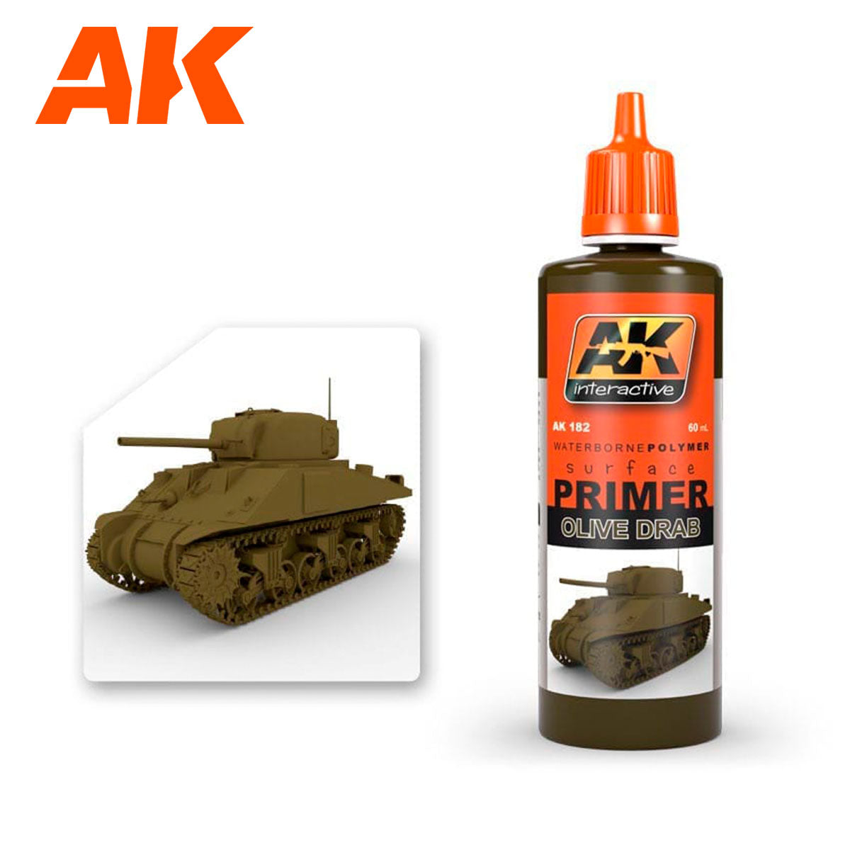 AK Interactive Primers - Olive Drab Primer