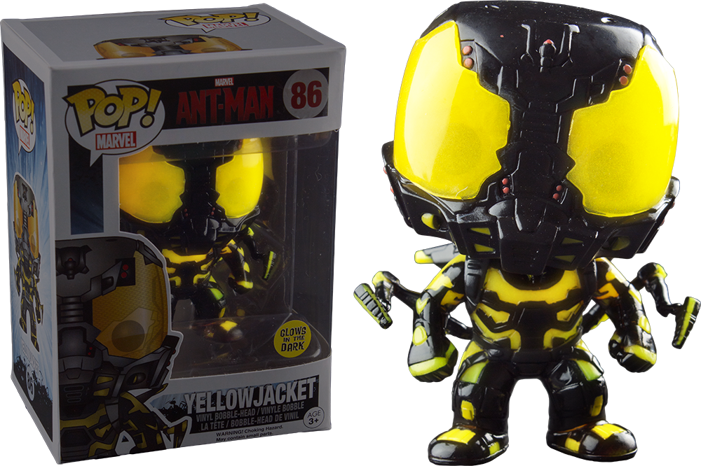 Ant-Man - Yellow Jacket GITD Pop! Vinyl - Ozzie Collectables