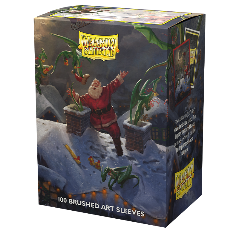 Sleeves - Dragon Shield - Box 100 - Brushed Art - Christmas 2023