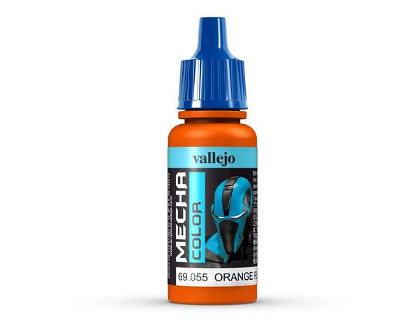Vallejo Mecha Colour Orange Fluorescent 17ml Acrylic Paint - Ozzie Collectables