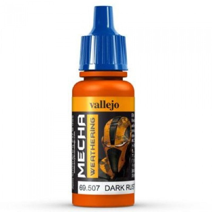 Vallejo Mecha Colour Dark Rust Wash 17ml Acrylic Paint - Ozzie Collectables