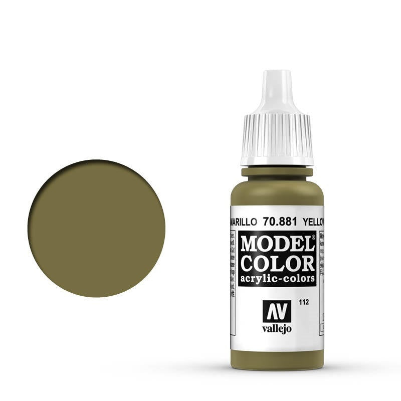 Vallejo Model Colour Green Yellow 17 ml